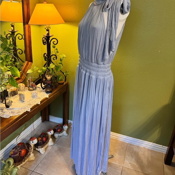 BCBGMaxAzria Light Blue One-Shoulder Dress - Picture 6 of 10